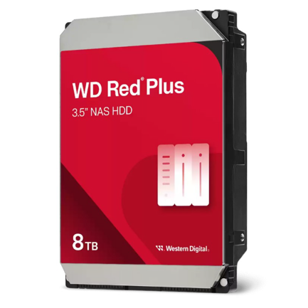Disco Duro WD 3.5 8TB (WD80EFPX) Red 5400 RPM 256MB SATA3