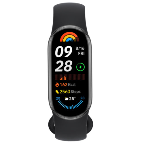 Mi Smart Band 9 Xiaomi 1.62" Pantalla Táctil AMOLE 233mAh Color Negro