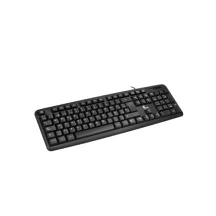 Teclado cableado español XTech XTK-092S - Color negro