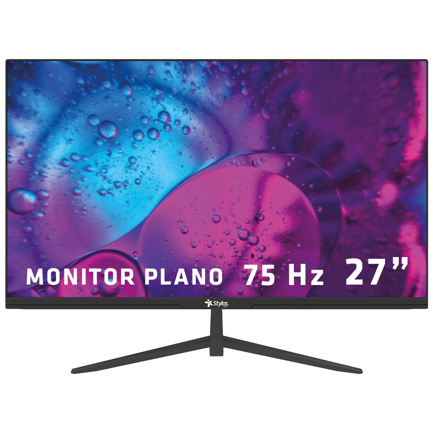 Monitor Xzeal 27 Xzeal XST590-1 Panel Plano VA FHD 100Hz 5ms 1xVGA + 1xHDMI + Vesa 100x100mm Negro