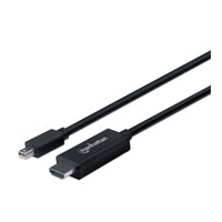 CABLE DISPLAYPORT,MANHATTAN,153232, MINI - HDMI 1080P  1.8M