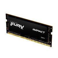 MEMORIA RAM KINGSTON SODIMM DDR4 8GB 3200MT/S FURY IMPACT BLACK CL20 260PIN 1.2V C/DIFUSOR DE CALOR P/LAPTOP (KF432S20IB/8)