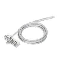 CANDADO LAPTOP /MANHATTAN/440448/COMBINACION 2.0M, 4 DIGITOS, PLATEADO