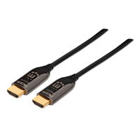 CABLE HDMI,MANHATTAN,355438, 2.0 FIBRA OPTICA M-M  30.0M