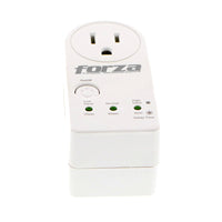 PROTECTOR DE VOLTAJE FORZA FVP-1201B BLANCO, 900J/1800W, 1 SLD, GIRO DE 350 GRADOS, TEMPORIZADOR-120V