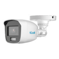 CAMARA HILOOK BY HIKVISION COLORVU BALA TURBOHD 2 MEGAPIXEL (1080P) / IMAGEN A COLOR 24/7 / LENTE 2.8 MM / LUZ BLANCA 20 MTS / IP66 / POLICARBONATO / MICROFONO INTEGRADO