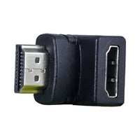 ADAPTADOR GHIA CODO HDMI MACHO A HDMI HEMBRA / ANGULO DE 90 GRADOS