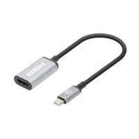 CONVERTIDOR,MANHATTAN,153706,USB-C A HDMI H, 4K@60HZ