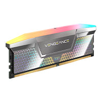 MEMORIA RAM CORSAIR DDR5 CUDIMM VENGEANCE RGB 48 GB (2X24) 8000MTS/ CL38 PLATEADO  CMHC48GX5M2X8000C38