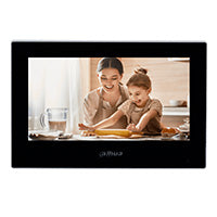 MONITOR IP/ DAHUA/ VTH2621G-P/ PARA VIDEOPORTERO TACTIL DE 7 EN NEGRO, SERIE LITE, IDEAL PARA INTERIORES. SOPORTA POE ESTANDAR, HASTA 4 CAMARAS DE E Y 4 MON. ADICIONALES. INCLUYE MODO NO MOLESTAR, 6