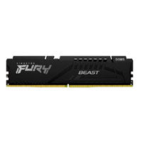 MEMORIA RAM KINGSTON DIMM DDR5 32GB 6400MT/S FURY BEAST BLACK EXPO CL32 288PIN 1.4V C/DISIPADOR DE CALOR P/PC/GAMER/ALTO RENDIMIENTO KF564C32BBE-32