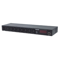 BARRA PDU,INTELLINET,163682,  8 CONT. GAB/RACK 19, 1U, INTELIGENTE CON MONITOREO