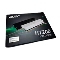 MEMORIA  ACER HT200 UDIMM DDR5 32GB (2X16GB) 6000 MHZ PC/GAMING COLOR PLATA (BL.9BWWA.464)