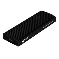 CARCASA CASE ENCLOSURE ACTECK ARMOR PRO HC660 / DISCO DURO SSD M.2 / USB C 3.1 / 10 GPBS / PROTOCOLO UASP - TRIM / MAX 4 TB / ALUMINIO / NEGRO / AC-936453