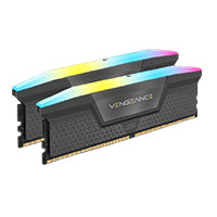 MEMORIA RAM CORSAIR DDR5 VENGEANCE RGB DIMM , 5600MHZ, 64GB 2 X 32GB, CL40, GRIS CMH64GX5M2B5600Z40K