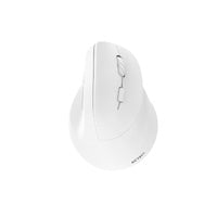 MOUSE ACTECK VIRTUOS FITT MI520 / ERGONOMICO / VERTICAL / INALAMBRICO / DUAL BLUETOOTH ADAPTADOR USB / 2400 DPI / RECARGABLE / BLANCO / AC-936231