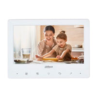 MONITOR ANALOGO/DAHUA/ VTH1020J/ MONITOR PARA VIDEOPORTERO DE 7 PULGADAS COMPATIBLE CON KTA01 /KTA02/12VOLT