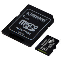 MEMORIA FLASH MICRO SD KINGSTON SDXC CANVAS SELECT PLUS 128GB 100R UHS-I U1 V10 C/ADAPTADOR (SDCS2/128GB)