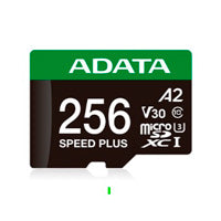 MEMORIA ADATA MICROSDXC SPEED PLUS 256GB CL10 CON ADAPTADOR (UD256GUI3V30A2SP-RA1)
