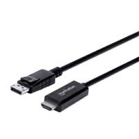 CABLE DISPLAYPORT,MANHATTAN,153201, - HDMI M-M 4K  1.8M