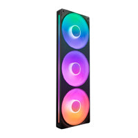 UNIDAD DE VENTILADOR MONOCASCO NZXT F360 RGB CORE /NEGRO/360MM CON 3 VENTILADORES RGB DE 120MM / CONTROL DE VELOCIDAD E ILUMINACIÓN /ALTA PRESIÓN ESTÁTICA Y FLUJO DE AIRE /8 LED ARGB/RF-U36HF-B1