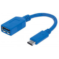 CABLE USB,MANHATTAN,353540,-C V3.1, C-AH 15CM,MACHO-HEMBRA