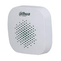 SIRENA INALÁMBRICA INTERIOR/ DAHUA/ DHI-ARA12-W2 / 105 DB +- 3 / 3 NIVELES DE VOLUMEN / LED INDICADOR / ALARMA DE BATERÍA BAJA / MEDICIÓN DE TEMPERATURA / FUNCIÓN DE SALTO DE FRECUENCIA