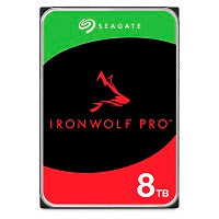 DISCO DURO INTERNO SEAGATE IRONWOLF PRO 8TB 3.5 ESCRITORIO SATA3 6GB/S 256MB 7200RPM 24X7 HOT-PLUG NAS SIN LIMITE DE BAHIAS