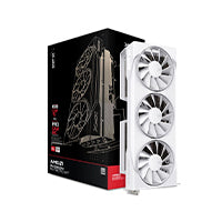 TARJETA DE VIDEO XFX AMD RADEON RX 9070 XT SPEEDSTER SWIFT WHITE TRIPLE FAN  / 16GB/ GDDR6/ PCIE 5.0/256 BIT/GAMA ALTA