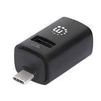 HUB,MANHATTAN,180993, USB-C 3 PTOS A