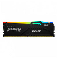 MEMORIA RAM KINGSTON DIMM DDR5 16GB 5600MT/S FURY BEAST BLACK EXPO RGB CL36 288PIN 1.25V C/DISIPADOR DE CALOR P/PC/GAMER/ALTO RENDIMIENTO KF556C36BBEA-16