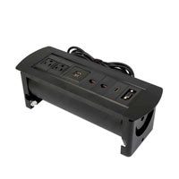 CAJA CONEXIÓN,MANHATTAN,164856, ENCHUFE/USB/HDMI/VGA/RED, PARA MESA