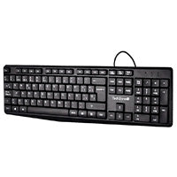 TECLADO TECHZONE TZACTCA04 ALAMBRICO STANDARD USB ERGONOMICO NEGRO