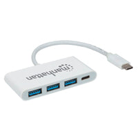 HUB USB,MANHATTAN,163552,-C  3 PTOS A + 1 PTO C