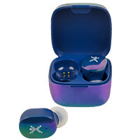 AUDIFONOS MINI INALAMBRICOS BLUETOOTH TWS PERFECT CHOICE PEARL - AZUL