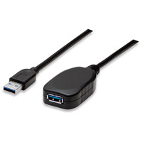 CABLE USB,MANHATTAN,150712, V3.0 EXT. ACTIVA  5M NEGRO