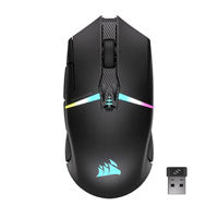 MOUSE CORSAIR NIGHTSABRE / GAMING / INALAMBRICO / RGB / LED / OPTICO / COLOR NEGRO / 26,000 DPI / COLOR NEGRO / GAMING / (CH-931B011-NA)