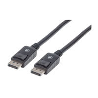 CABLE DISPLAYPORT,MANHATTAN,306935, V1.2 M-M 1.0M NEGRO 4K60HZ