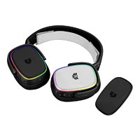 AUDIFONOS GAMER BALAM RUSH AEON HS999 / ALAMBRICA / BLUETOOTH / MICRFONO DESMONTABLE / CABLE 1.8 M / RGB / BATERIA 26 H / WINDOWS, MAC, ANDROID, XBOX, SWITCH , PS4, PS5 / NEGRO / BR-936934