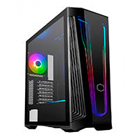 GABINETE COOLER MASTER MASTERBOX 540 CON VENTANA ARGB, MID-TOWER, MINI ITX/MICRO ATX/ATX/E-ATX, USB 3.2, SIN FUENTE, NEGRO