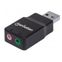 CONVERTIDOR USB,MANHATTAN,152754, 2.0 A TARJETA SONIDO 2.1
