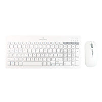 KIT DE TECLADO Y MOUSE REGARGABLE INALAMBRICO ZEBRARY PERFECT CHOICE BLANCO
