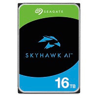 DISCO DURO INTERNO SEAGATE SKYHAWK AI 16TB 3.5 ESCRITORIO SATA3 6GB/S 256MB 7200RPM VIDEO VIGILANCIA 24X7 DVR Y NVR  BAHIAS ILIMITADAS 1-64 CAM