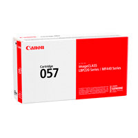 TONER CANON 057 NEGRO, RENDIMIENTO 3,100 PAGINAS, COMPATIBLE: LBP226DW, MF445DW