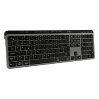TECLADO ACTECK INSPIRE KREA TI755 / INALAMBRICO DUAL / MULTIDISPOSITIVO 2.4 GHZ + 2 BT / ESPAÑOL / WIN - MAC / 118 TECLAS / BATERIA RECARGABLE / ANTI GHOSTING / NEGRO - GRIS / AC-940085