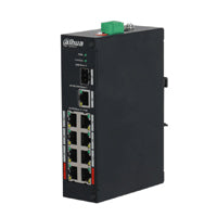 SWITCH POE/ DAHUA/ PFS3110-8ET-96/ DE 10 PUERTOS/ 8 PTOS POE/ 1 PTO SFP DE 1000 MBPS/ 1 PTO RJ45 10/100/1000/ 96 WATTS TOTALES/ SOPORTA POE WATCHDOG/ SWITCHING 7.6 GBPS/ TASA DE REENVIO DE PAQUETES D
