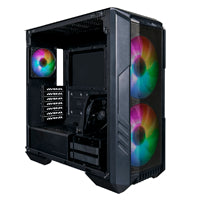 GABINETE COOLER MASTER MASTERBOX HAF 500/ NEGRO/MIDI TOWER/MICRO-ATX/VENTANA ARGB.