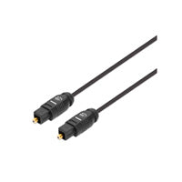 CABLE AUDIO,MANHATTAN,356084, TOSLINK S/PDIF M-M 3.0M NEGRO